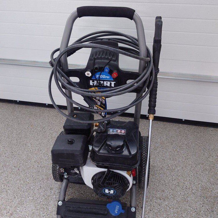 HART 3100 PSI 2.5 GPM 212Cc 4-Cycle OHV Gas .