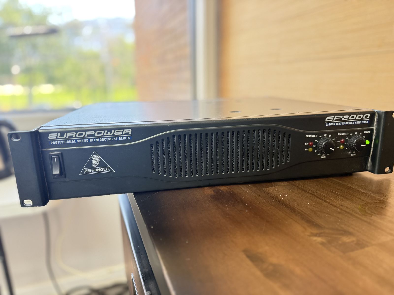 Behringer Europower EP2000 2x1000W Professional Sound Reinforcement Power Amplifier