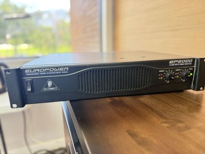 Behringer Europower EP2000 2x1000W Professional Sound Reinforcement Power Amplifier