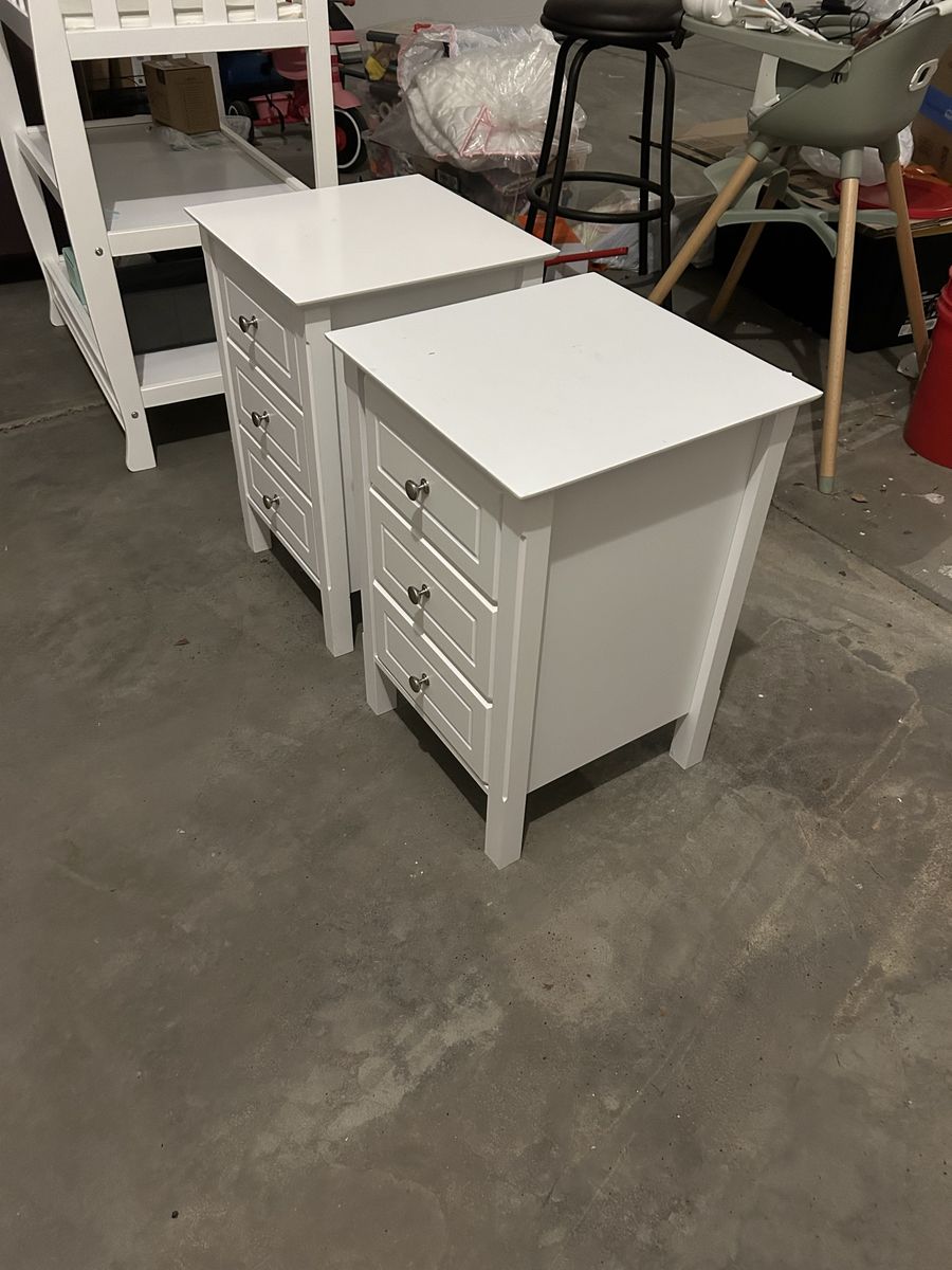 3 Drawer Nightstand - Set of 2