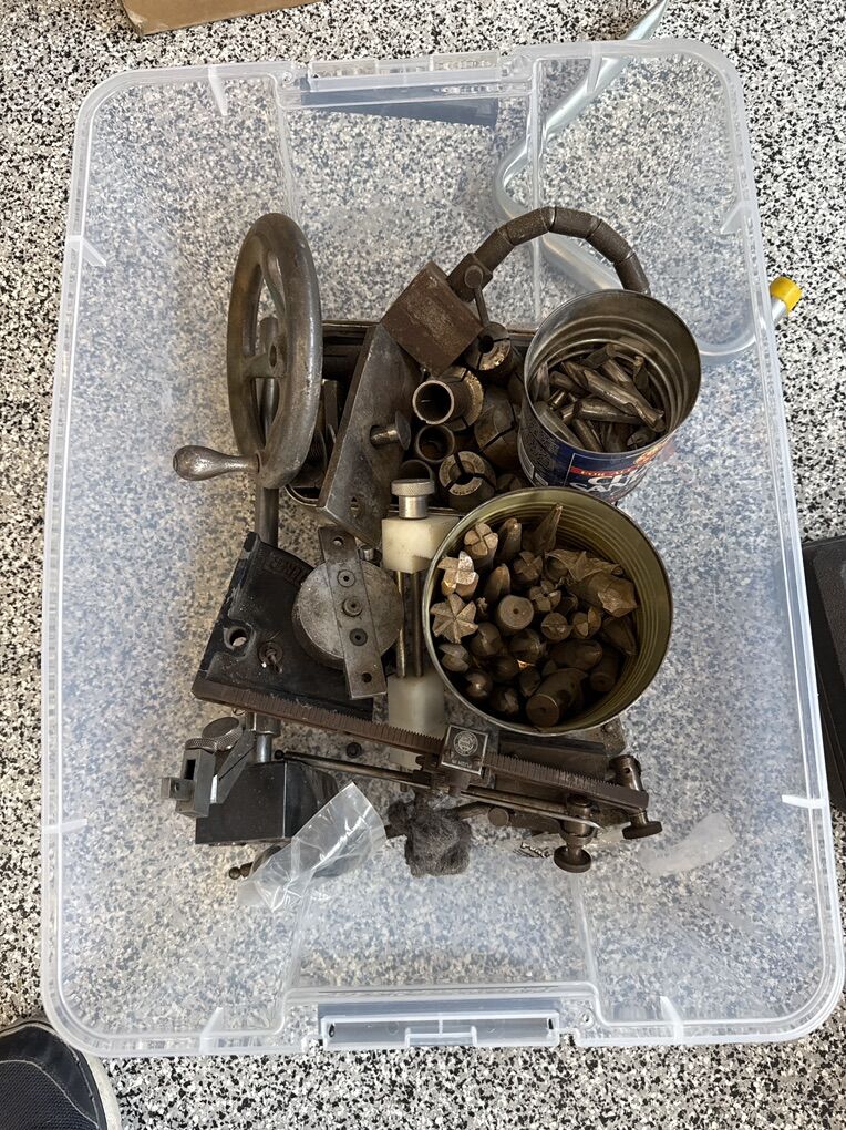 Assorted Endmills, Collets, Measurement Stands