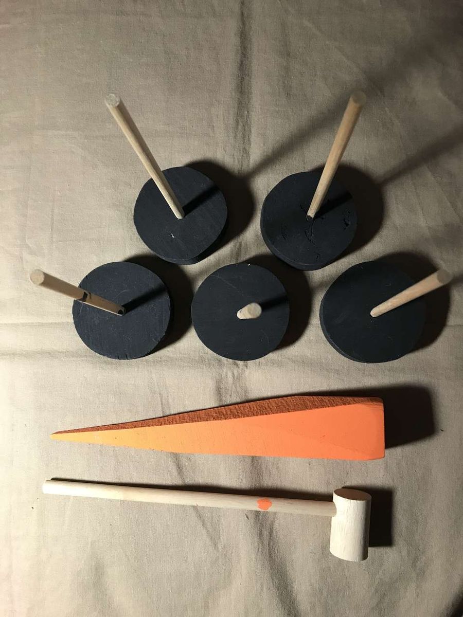 Snowman Wood Face Maker, Wood Carrot 9”, Pipe 8”, 3 Buttons, 2 Eyes
