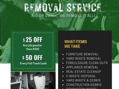 Junk Removal/Trailer Rental
