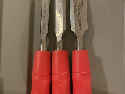 Project Source 3 pc Wood Chisel Set