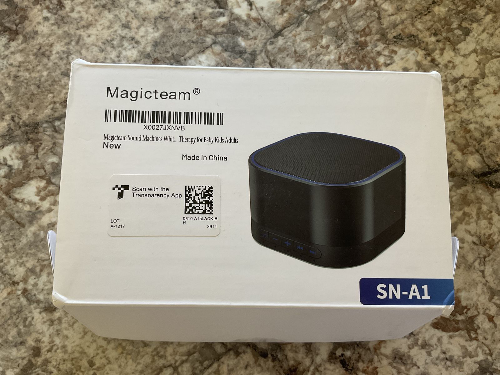 Magicteam SN-A1 White Noise Sound Machine for Baby, Kids & Adults - Sleep Therapy Device
