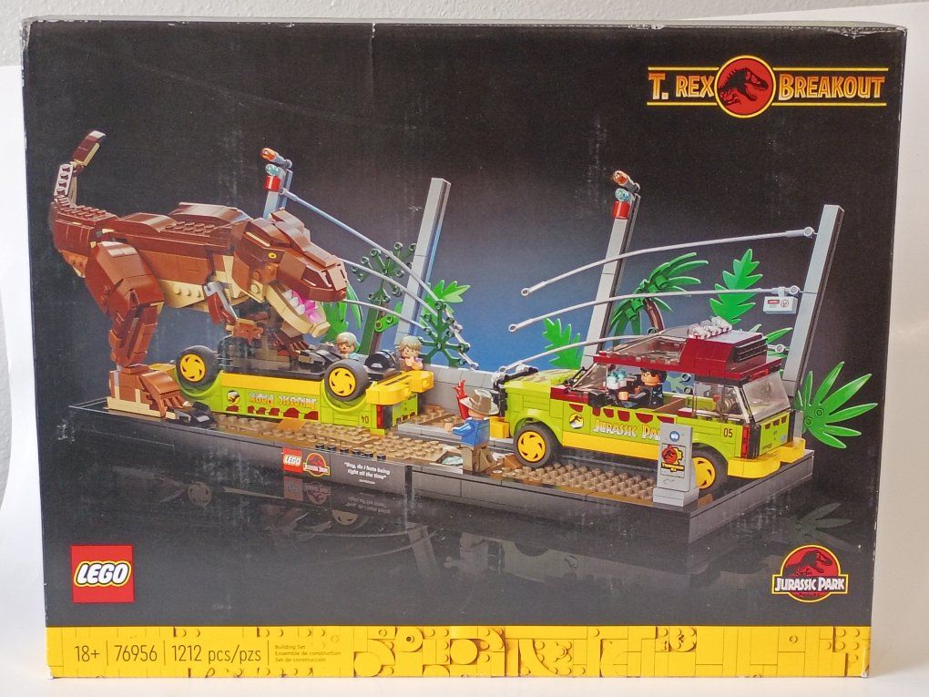 Jurassic Park T. Rex Breakout Lego 76956