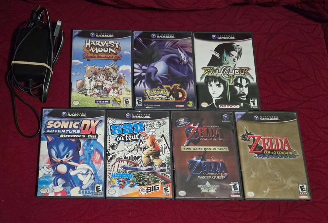 Nintendo Gamecube game bundle including Zelda Ocarina of Time! Trades considered!