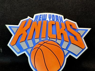 New York Knicks 3D Printed Logo Wall Art NBA Basketball Decor