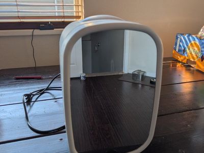 Mini Skincare Fridge with Mirror - White
