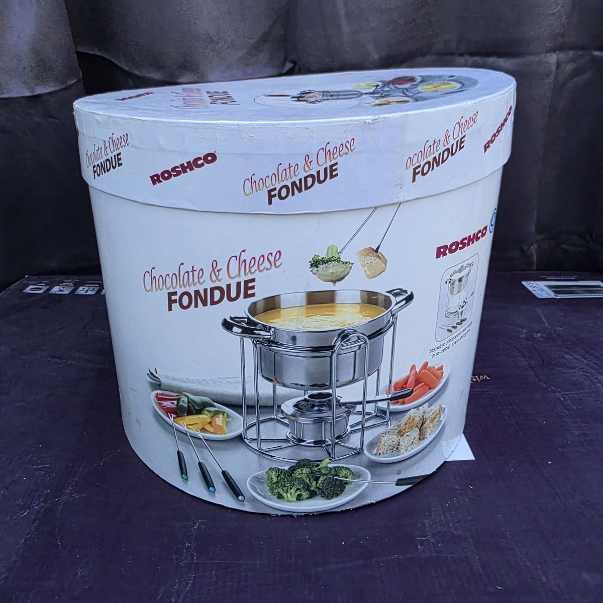 Roshco Chocolate & Cheese Fondue Set