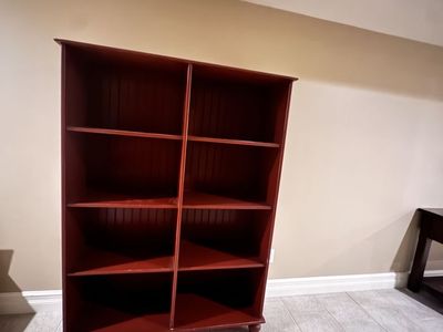 Solid Wood Bookcase/Display Shelf