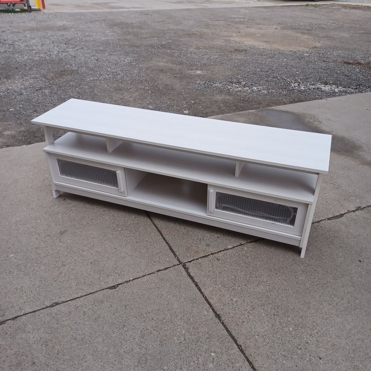 Off-White Entertainment Center