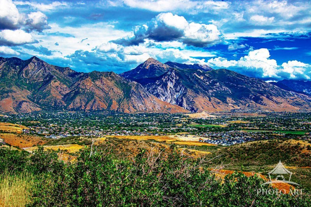 Mount Timpanogas View from Alpine Ut Photo Art Print