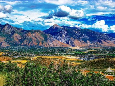 Mount Timpanogas View from Alpine Ut Photo Art Print