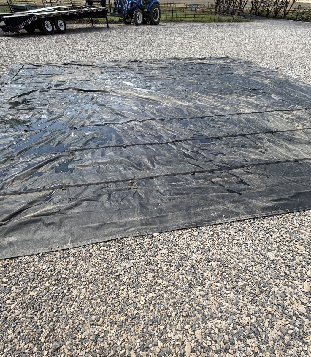 Semi tarp. Hay tarp