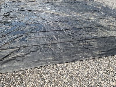 Semi tarp. Hay tarp