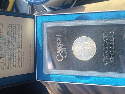 1884 Carson city Morgan silver dollar