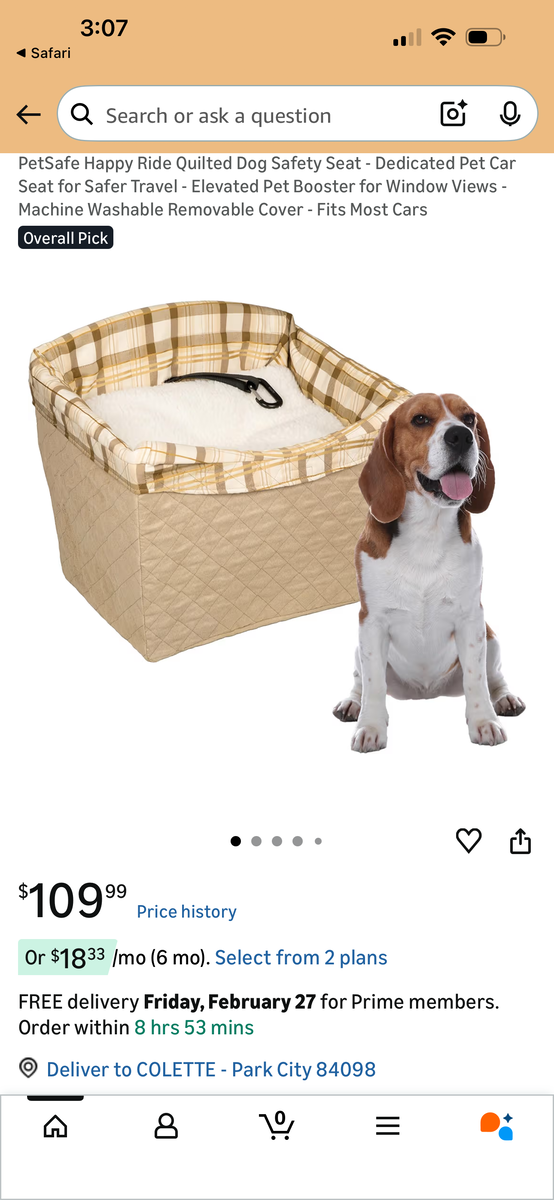 Solvit Dog Bed