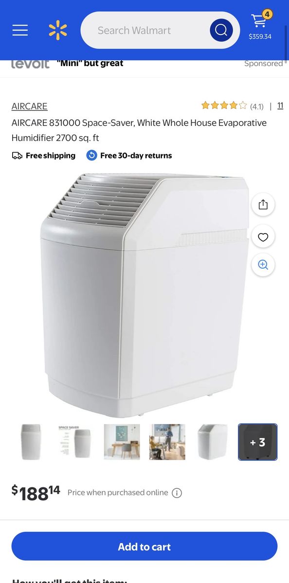 AIRCARE 831000 Whole House Evaporative Humidifier