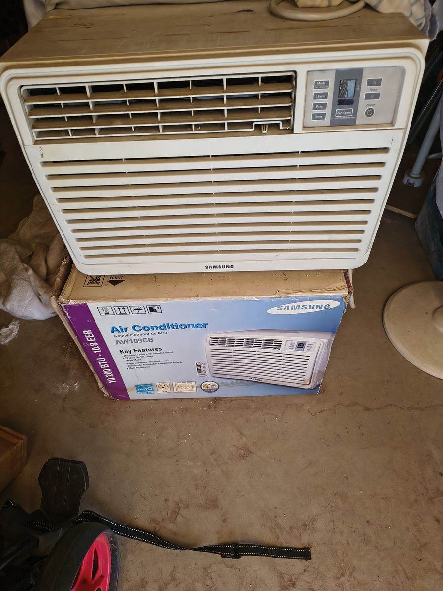 Samsung Window Air Conditioner - Remote Control, Digital Display