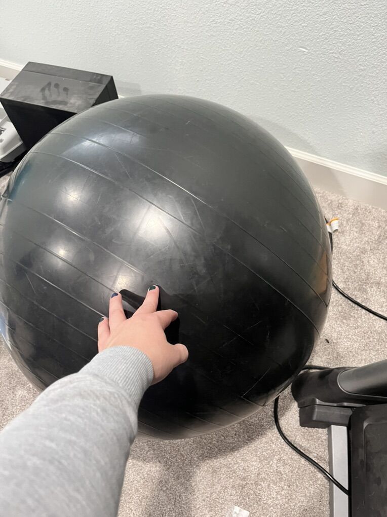 Black Yoga Ball