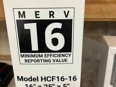 Air Filters 16x25x5 MERV 16