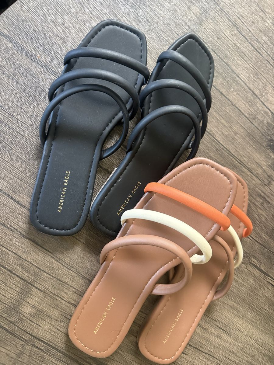 Womens American Eagle Strappy Sandals