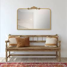 Antique Gold 26” Scroll Wall Mirror 1861734 #106674