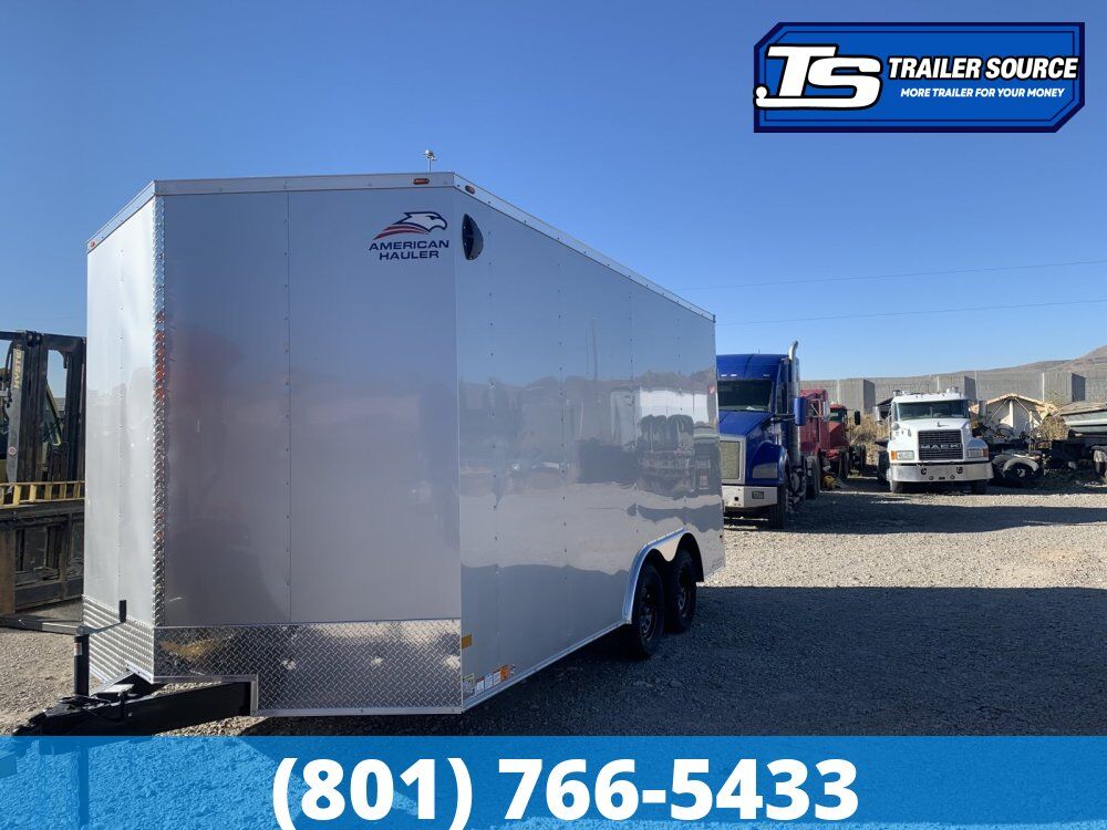 8.5x16 American Hauler Arrow Deluxe Enclosed Cargo Trailer - 7'6" Interior - 7K GVWR Dovetail
