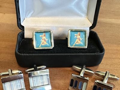 Vintage cufflinks - set of 3