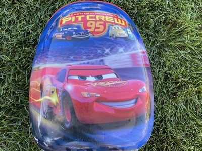 Disney Pixar Cars Lightning McQueen Pit Crew Kids Hard Shell Luggage