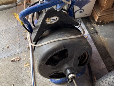 Manual Feed Auto Rotate drain Snake