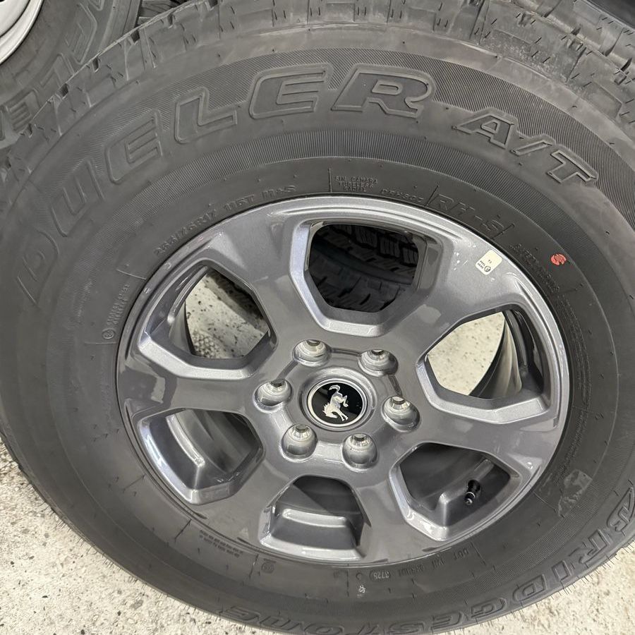 Brand new bronco tires