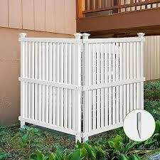 Outdoor Air Conditioner Fence Panels 125x20.5x11.5cm #97823