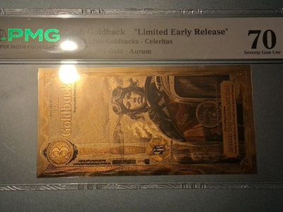 2026 Utah Goldback 3 Goldbacks Celeritas PMG 70 Gem Unc Star Limited Early Release