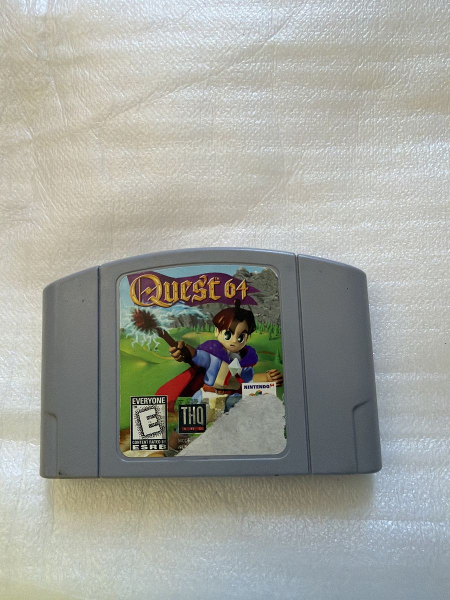 Quest 64 Nintendo 64 (N64) Video Game Cartridge - Classic RPG Adventure, Cartridge Only