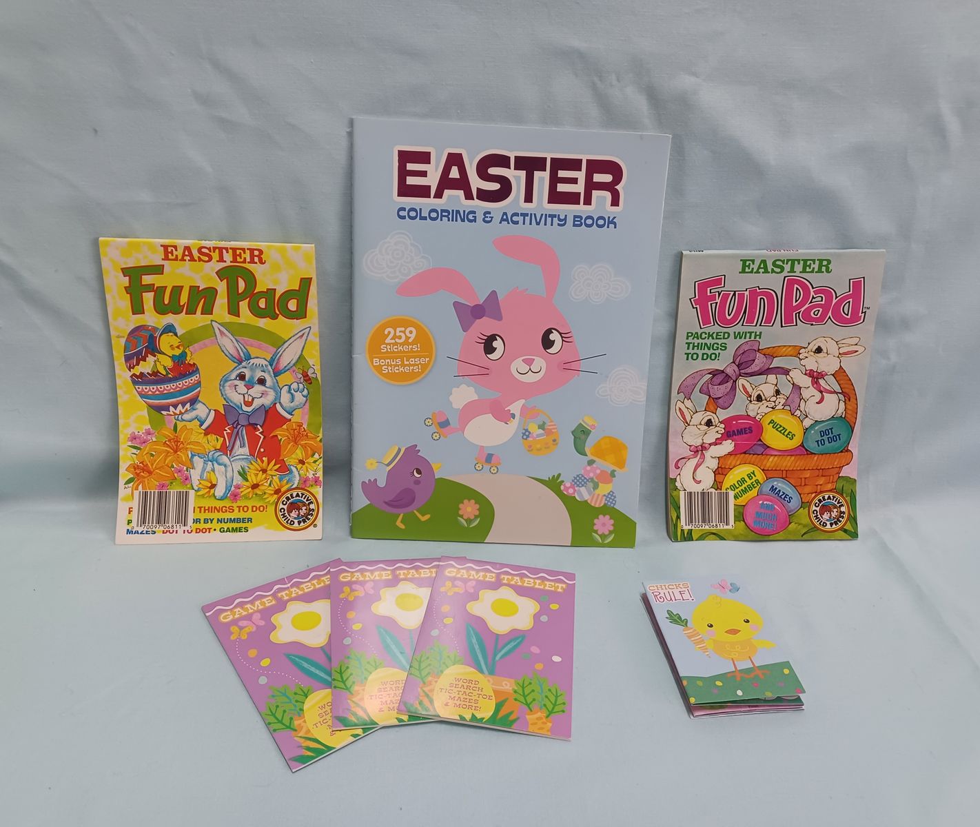 New!  Kid's Easter Coloring and Activity Pads/Books