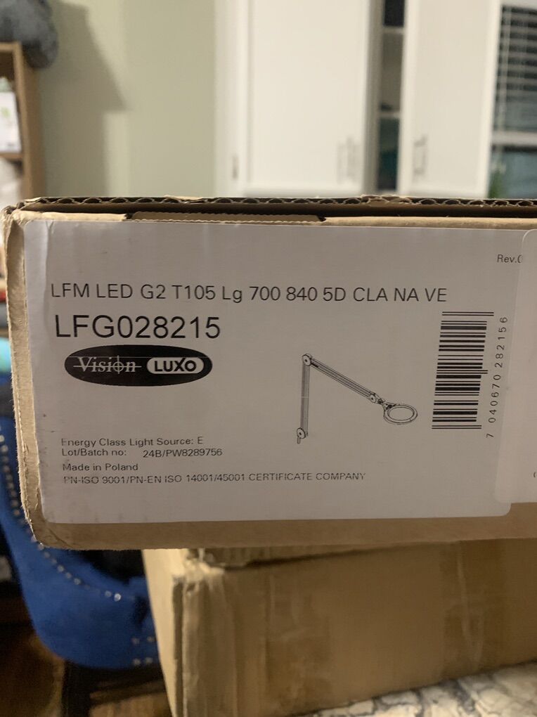 NEW Vision Luxo LED Magnifier Lamp – 5 Diopter