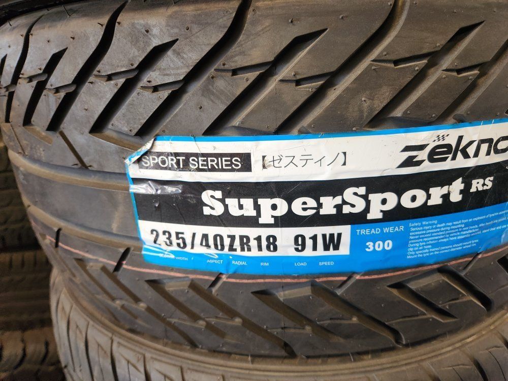 235/40r18 zeknova super sport