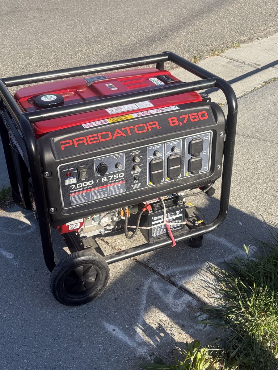 8700 K generator less than 20 hours