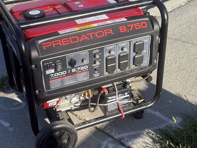 8700 K generator less than 20 hours