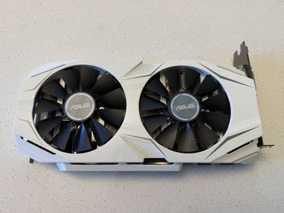 ASUS GeForce GTX 1070 8GB Graphics Card - White Dual Fan
