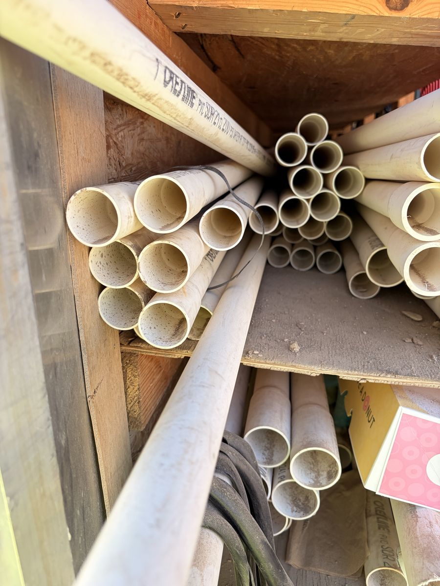 1” Class 200 PVC Pipe 600 ft, $110 OBO