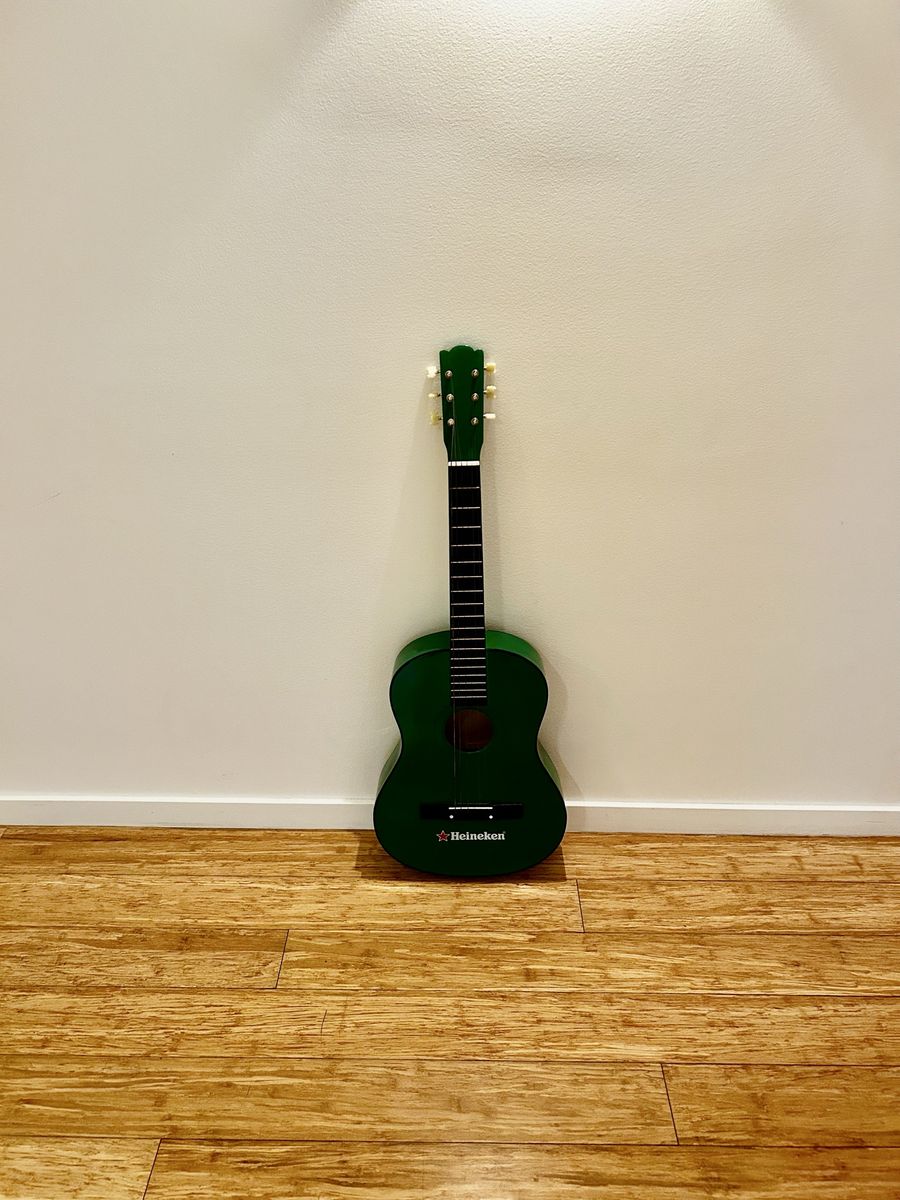 Heineken Beer promotional advertising acoustic guitar