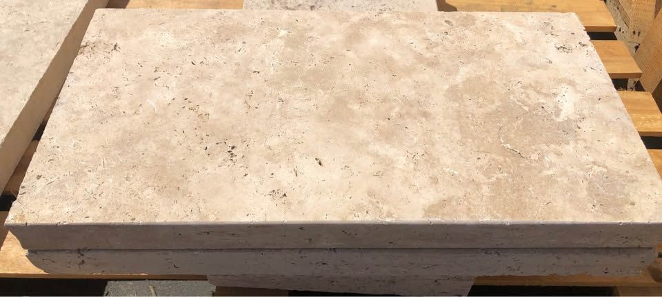 PAVER Chocolate Brown (Walnut) Travertine