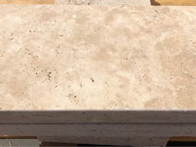 PAVER Chocolate Brown (Walnut) Travertine