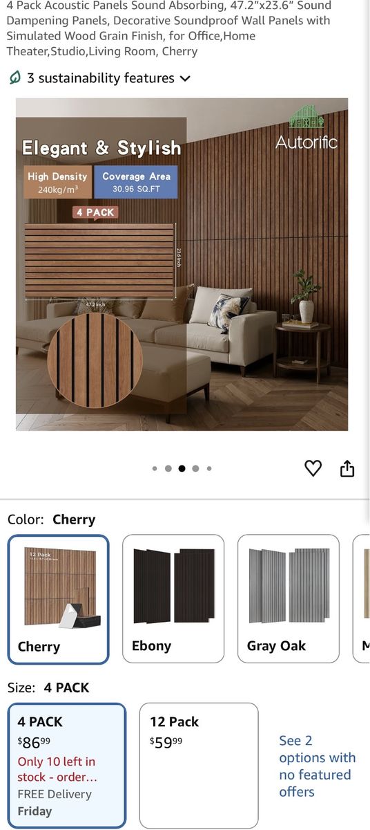 Acoustic paneling