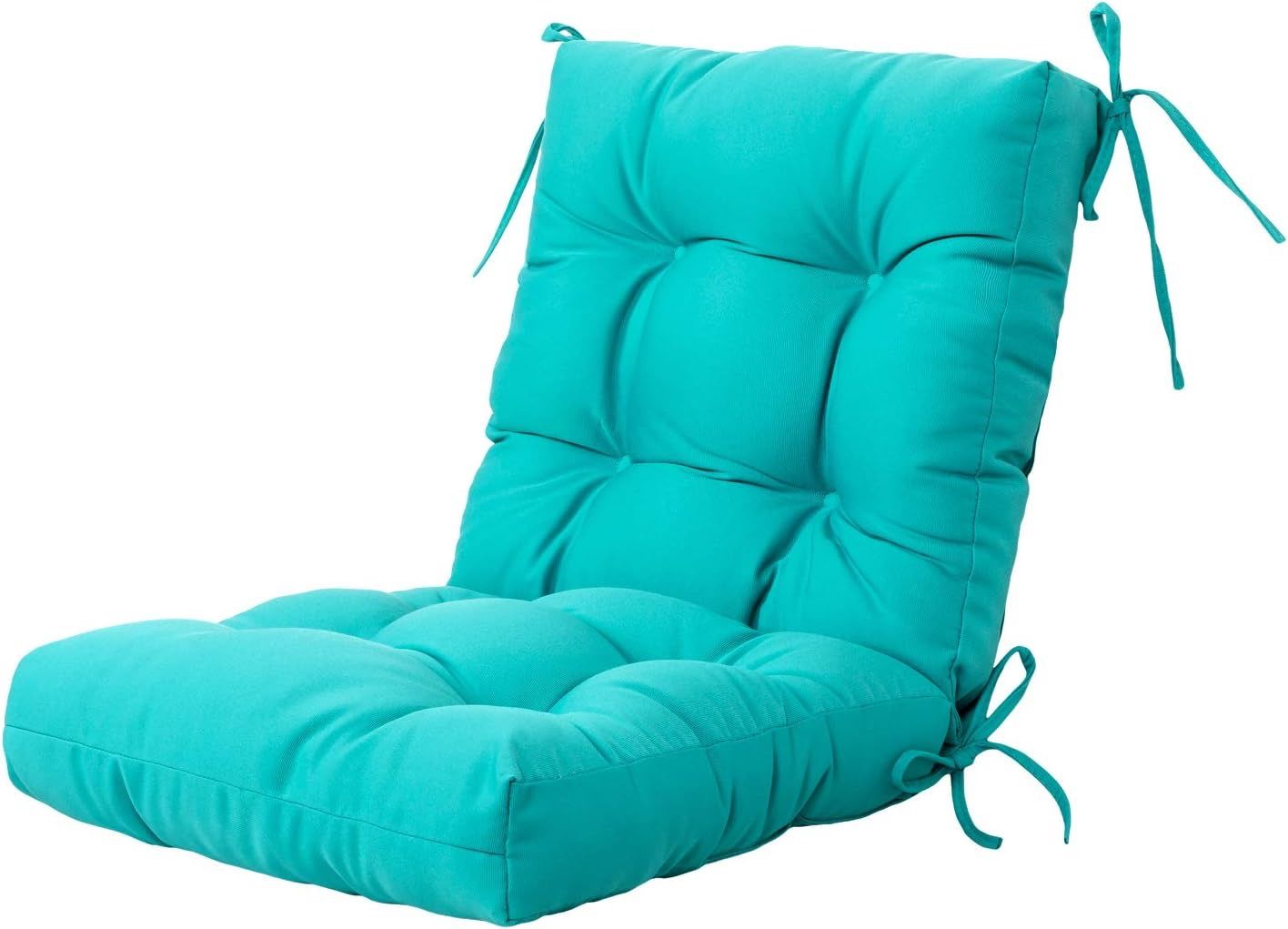 New Lake Blue Outdoor Chair Cushion All Weather
