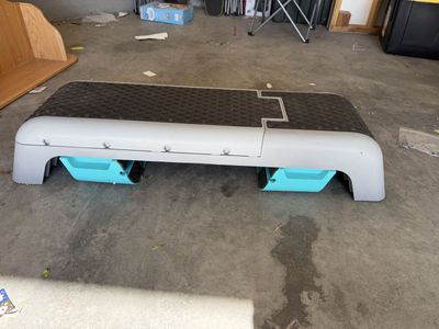 Yes4All Multifunctional Fitness Aerobic Step Platform, featuring an adjustable incline bench top with a textured, non-slip surfa