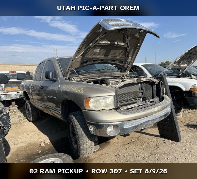 Just In! 2002 Dodge Ram Pickup Parts - UTPAP Orem